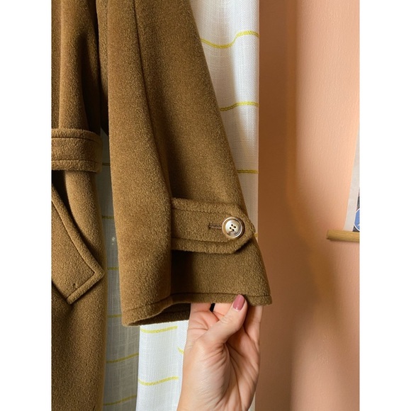 MAX MARA Camel Wool Coat - Picture 4 of 9